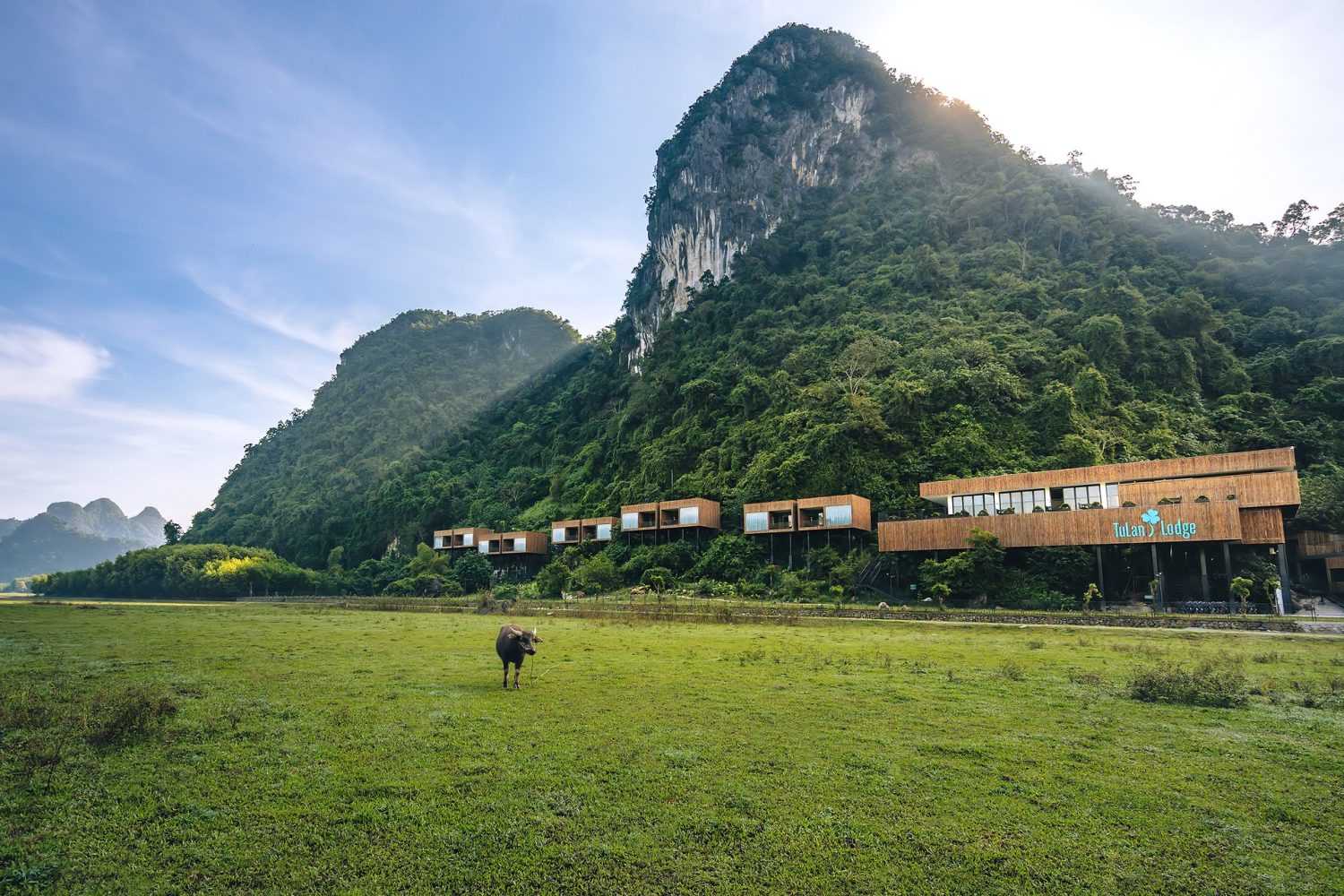 Tú Làn Lodge tại xã Tân Hóa, huyện Minh Hóa, là một lựa chọn nghỉ dưỡng lý tưởng tại Quảng Bình. Nguồn: Oxalis Adventure